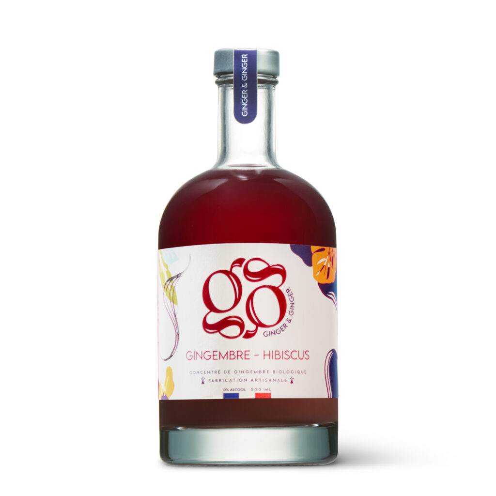 Jus concentré de Gingembre & Hibiscus